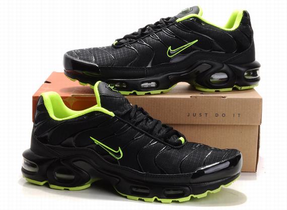 New Men\'S Nike Air Max Tn Black/ Greenyellow/